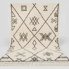 Tapis Beni Ouarain Symboles Graphiques Ivoire – vue principale